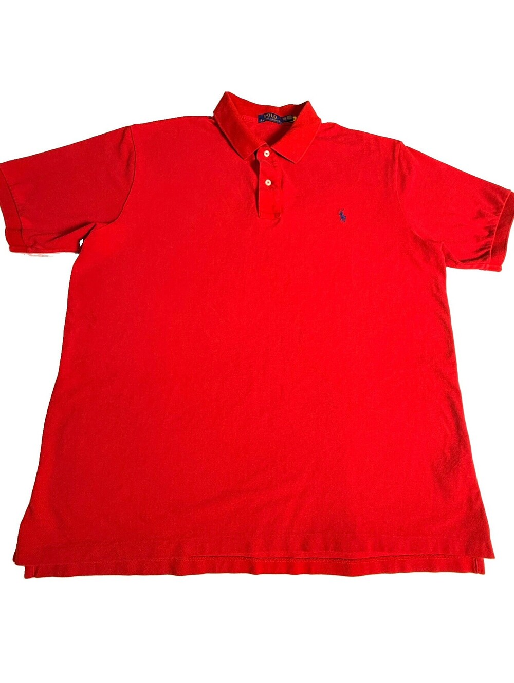 Polo Ralph Lauren Men 2XL Polo Short Sleeve Shirt Classic Fit Red